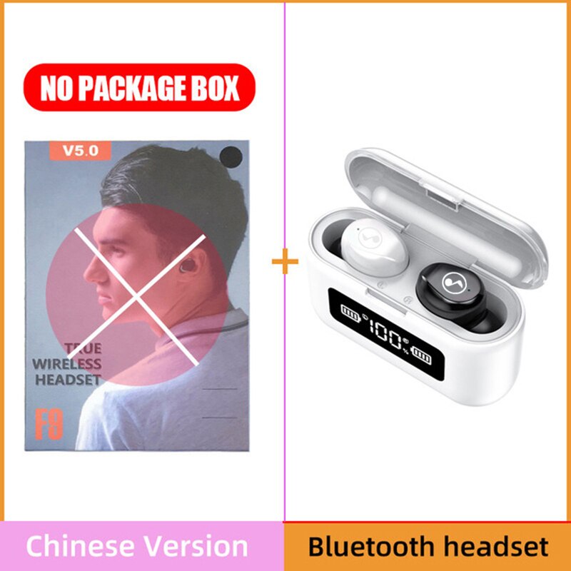 Tws Draadloze Bluetooth Headset Met Microfoon Oordopjes Bluetooth 5.1 Stereo Wired Hoofdtelefoon Koptelefoon Met Ruisonderdrukking Voor Telefoon: B