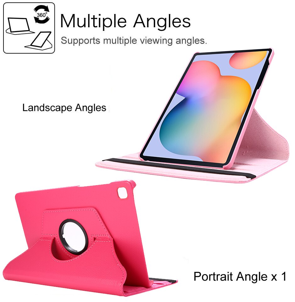 Do Samsung Galaxy Tab S6 Lite Case, 360 stopni obrotowy stojak Tablet pokrywa dla Galaxy Tab S6 Lite 10.4 2020 SM-P610 SM-P615