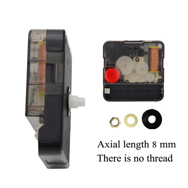 Quartz Clock Movement Sweep Mechanism Silent Step DIY Clocks Shaft Install Hand Kit Hand Tools Accessory