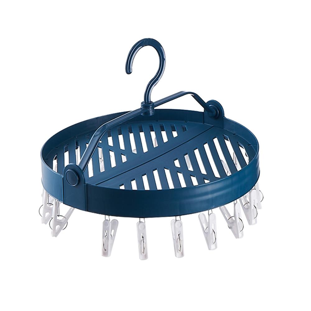 Bærbart sammenklappeligt tørrestativ udendørs badeværelse tøjbøjler altan vasketøj tørretumbler luftesko tørrevægsholder med clips