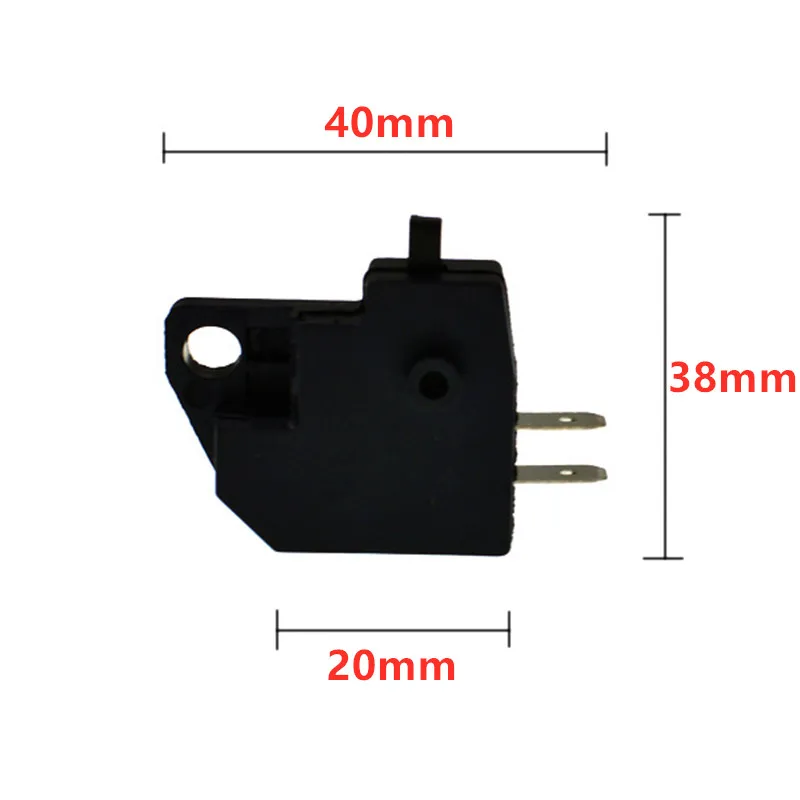 10 Uds. Interruptor Universal para motocicleta, parada de freno delantero derecho/izquierdo como freno de disco de coche eléctrico, accesorios de interruptor de Control de manillar