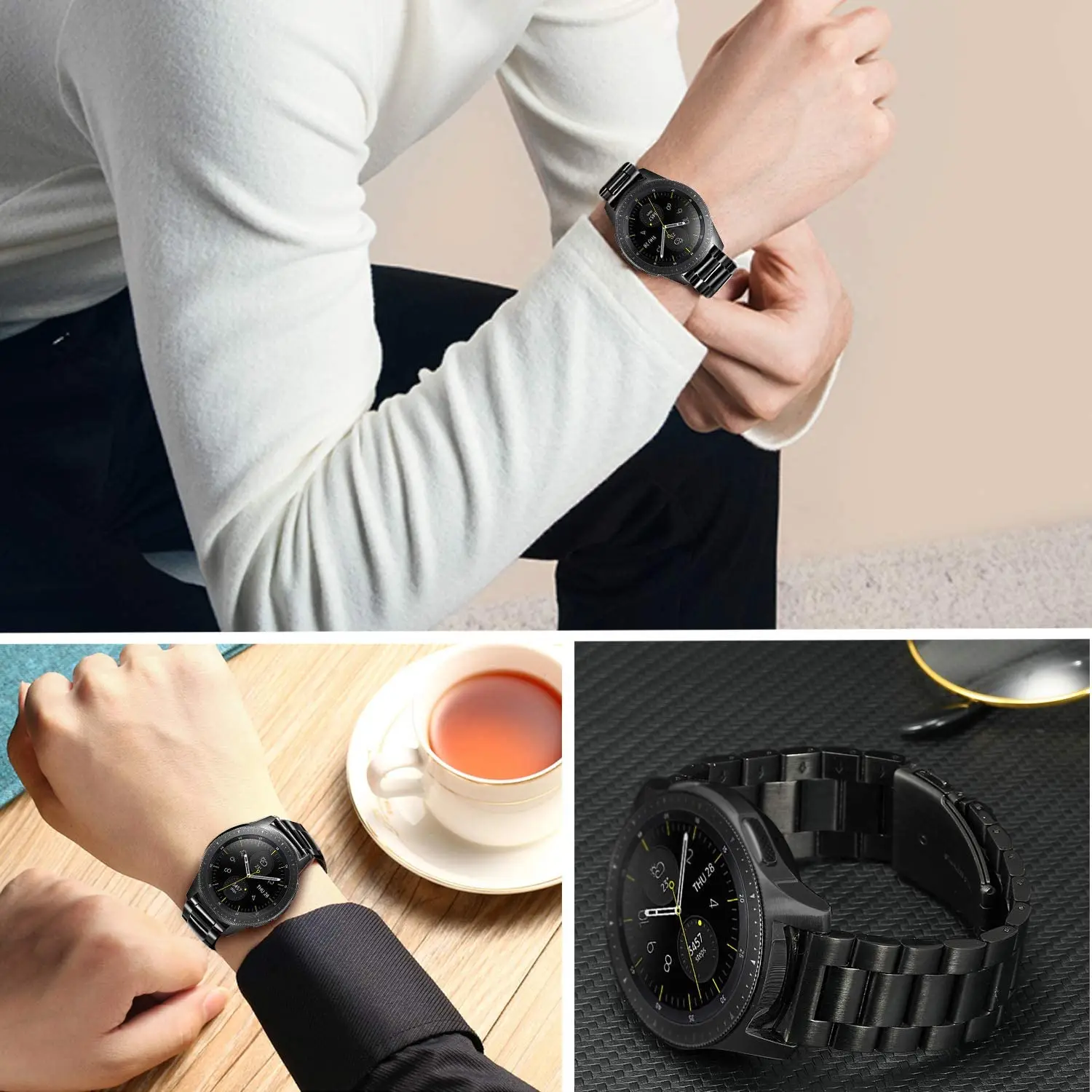 Metal Stainless Steel Strap For HUAWEI WATCH GT 3 46mm GT3 / GT Runner / GT 2 GT2 Pro Band Watchband Bracelet honor magic Watch