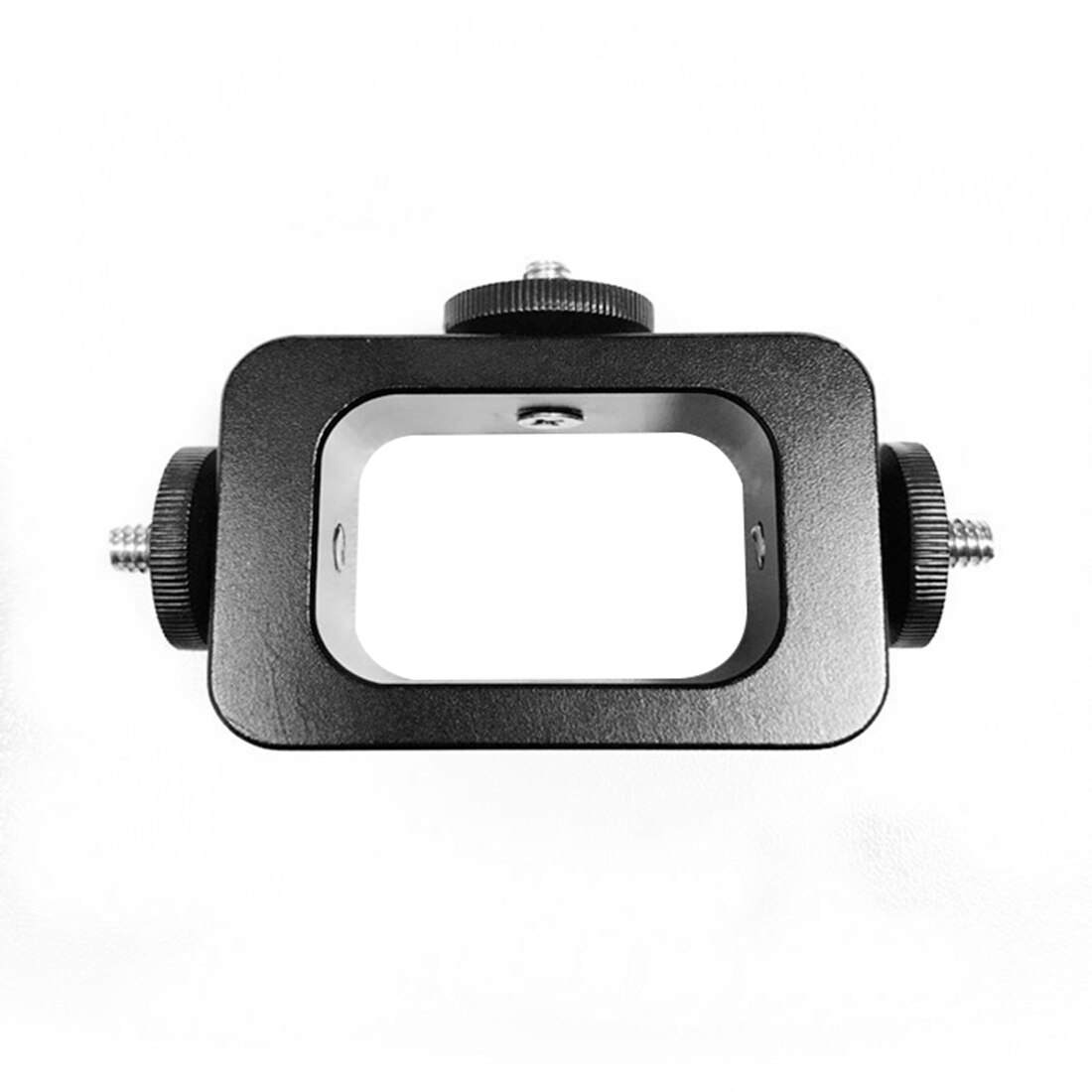 Triple cold shoe mount plate bar microphone stand video light extendable bracket for dji zhiyun smooth 4 feiyu vimble 2 osmo mobile