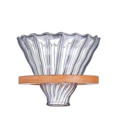V60 Giet Over Karaf Drip Koffie Pot 300/500/700Ml Glazen Bereik Thee Maker Koffie Waterkoker Brouwer barista Percolator Duidelijk Filter: Filter 3