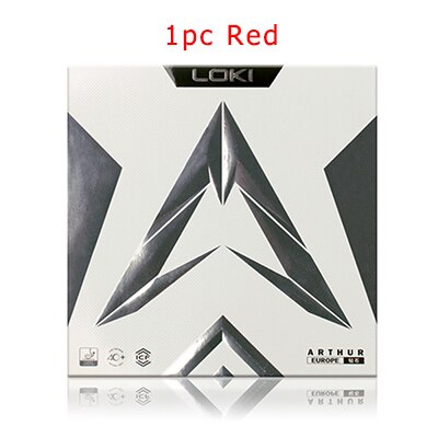 LOKI Arthur Euro Diamant Professionelle Kohlenstoff Schwamm Tischtennis Gummi Nicht-klebrige Pips in Klingeln Pong Gummi ITTF Genehmigt: rot