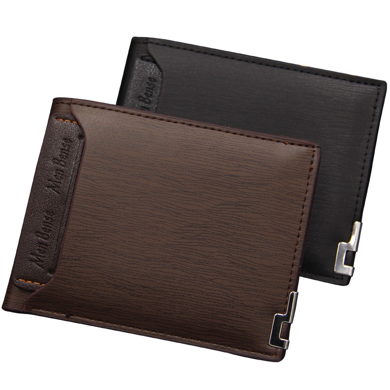 Portefeuille homme cuir PU slim petit hommes portefeuilles porte feuille homme porte monnaie billeteras para hombre en cuir porte carte courte