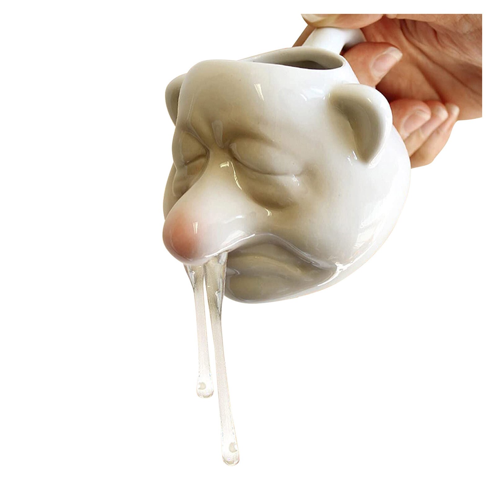 4# Egg Funny Nose Ceramic Yolk White Separator Baking Liquid Separation Kitchen Tool Egg Eggshell Separator Divider Egg Tools