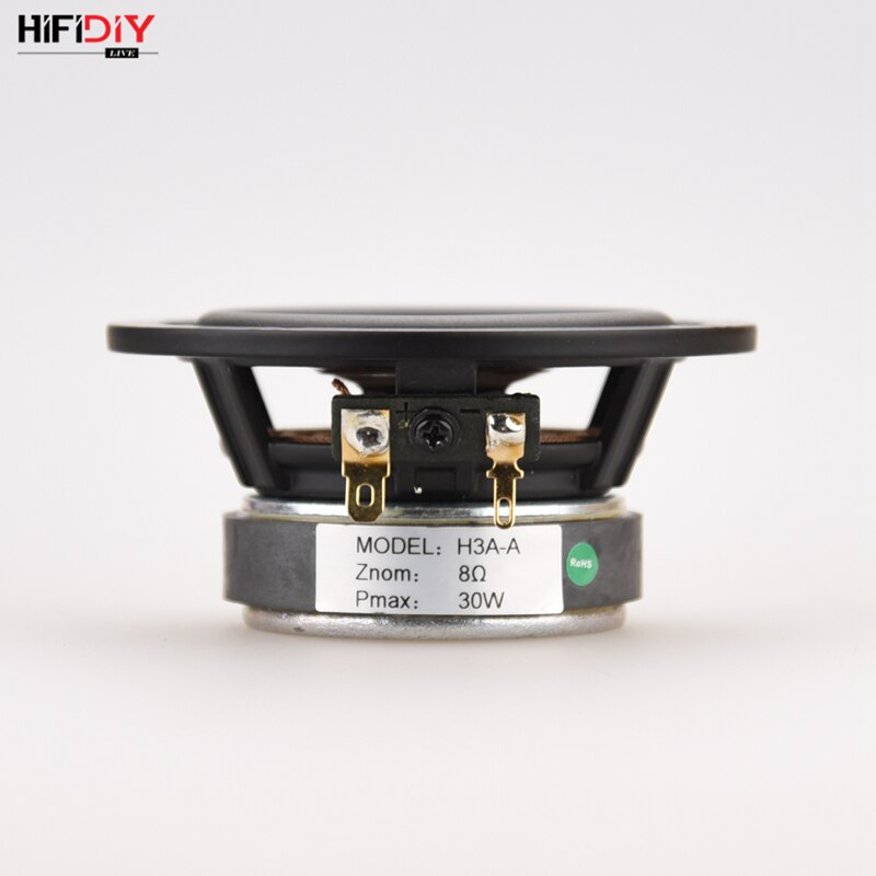 HIFIDIY LIVE hifi 3.6 3.5 inch 93mm Full frequency speaker unit 8 OHM 30W High Alto bass loudspeaker H3A-A