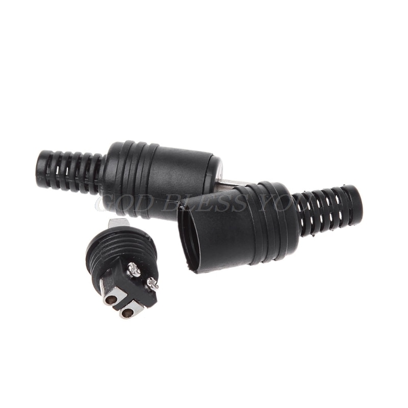Enchufe de altavoz de 2 pines DIN, Conector de soldadura de Cable de altavoz Hifi, 10 Uds., ,