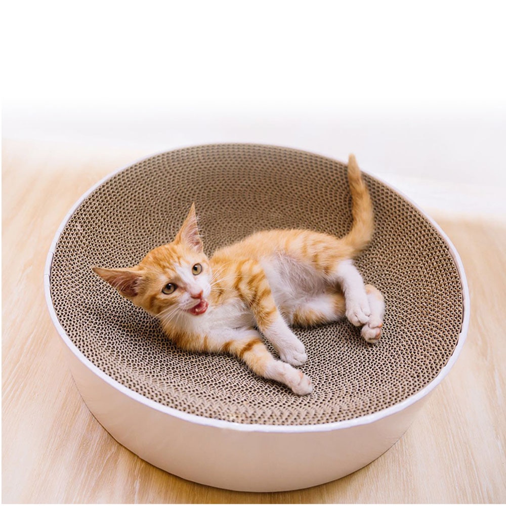 Type Kom Kat Catnip Krasraad Nail Schraper Mat Bed Speelgoed Katten Scratcher Gegolfd Papier Kitten Pad Rest Dierbenodigdheden
