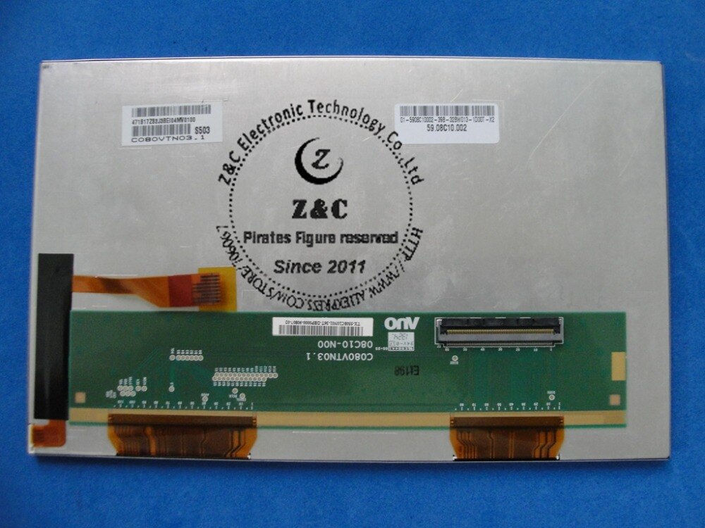 C080VTN03 C080VTN03.1 Original A+grade 8 inch 800*480 LCD Display Screen for Car GPS Navigation System for AUO