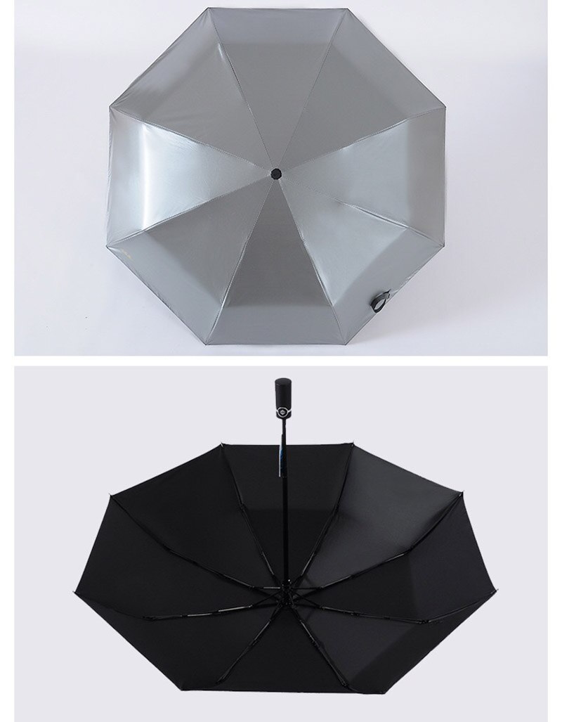 Automatyka parasol dla kobiet składane światło dzieci parasol chłopiec dziewczyna moda chińska korporacja automatyczny podróż deszcz parasole dla mężczyzn: Szary