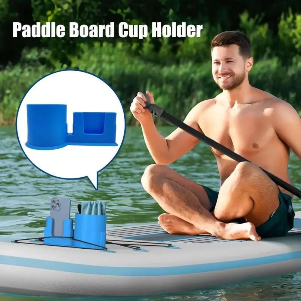 Multi-Functional Paddle Board Cup Holder PVC Kayak Drink Holder Kayak Cup Holders