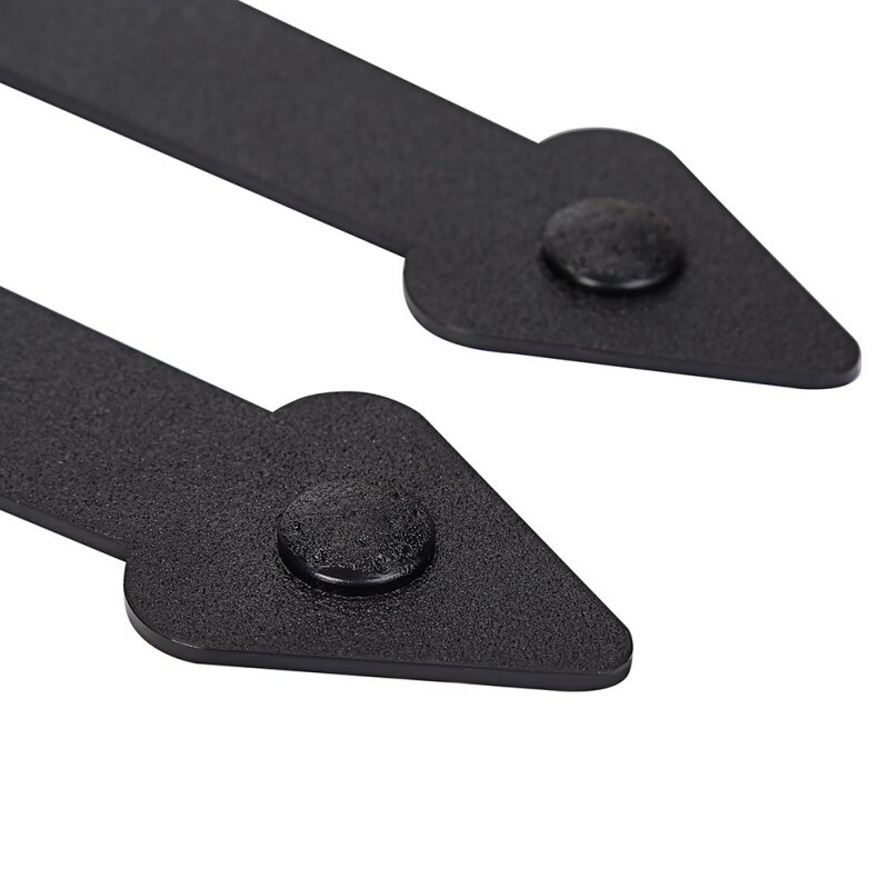 Magnetic Decorative Carriage-Style Garage Door Accent Trim Hardware (Four Hinges, Two Handles