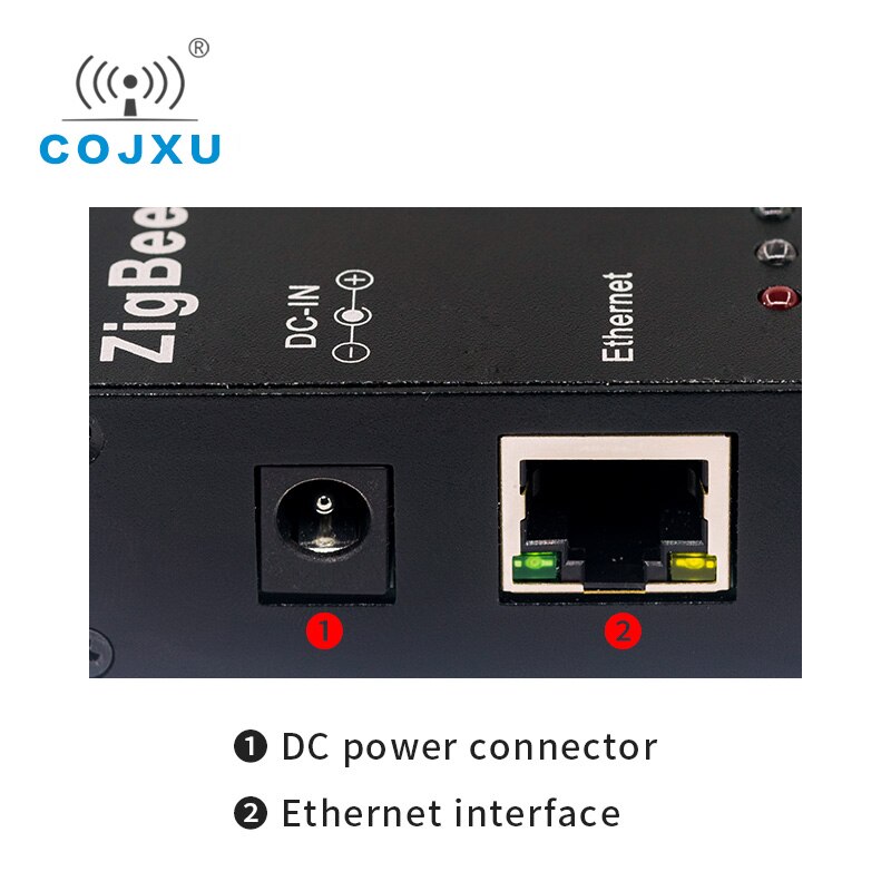 Zigbee Gate Manier ZigBee3.0 Ethernet Modem Web Netwerk Socket Werken E180-DTU(ZG120-ETH) Dc Power Transceiver En Ontvanger