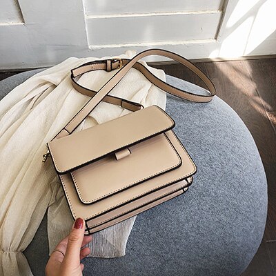 Handtas Vrouwen Schoudertas Luxe Kleine Crossbody Tassen Pu Lederen Portemonnees En Handtassen Travel Handtas: Khaki