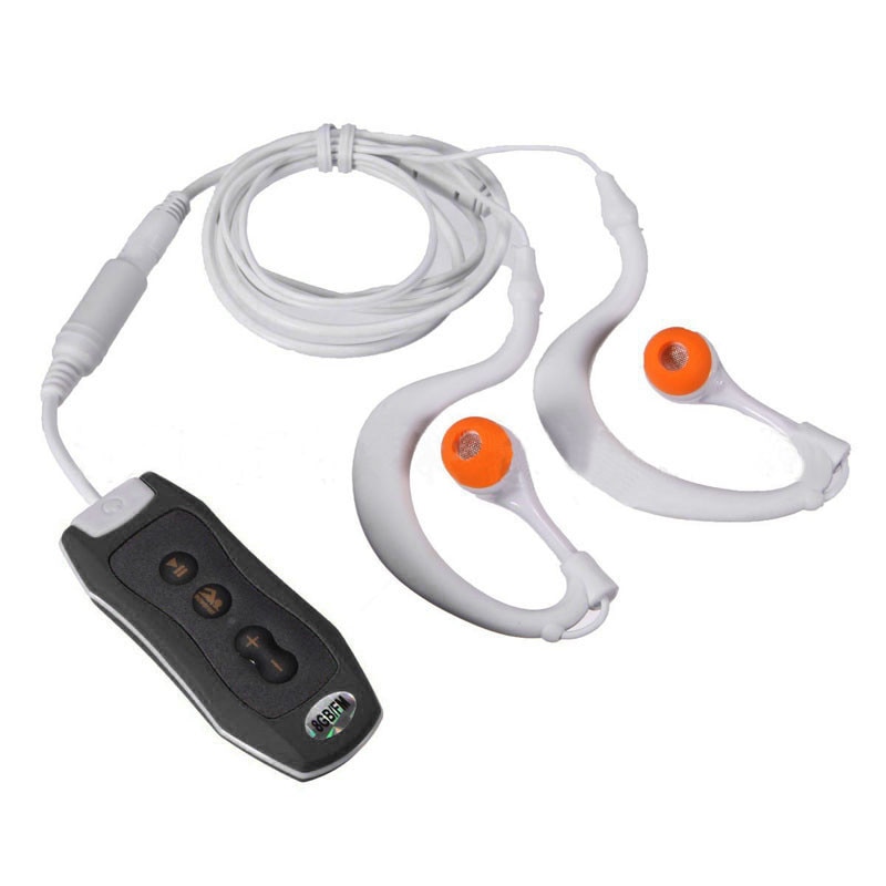 Sports 4GB Clip Waterproof IPX8 Mp3 Player FM Swimming Diving + Earphone#T2: Default Title