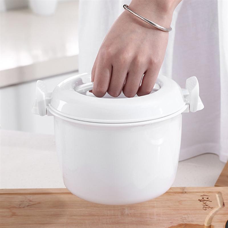 Microwave Rice Cooker Multifunction Insulated Lunch Box Lunch Container Microwave Cooker Cookware For Microwave Oven