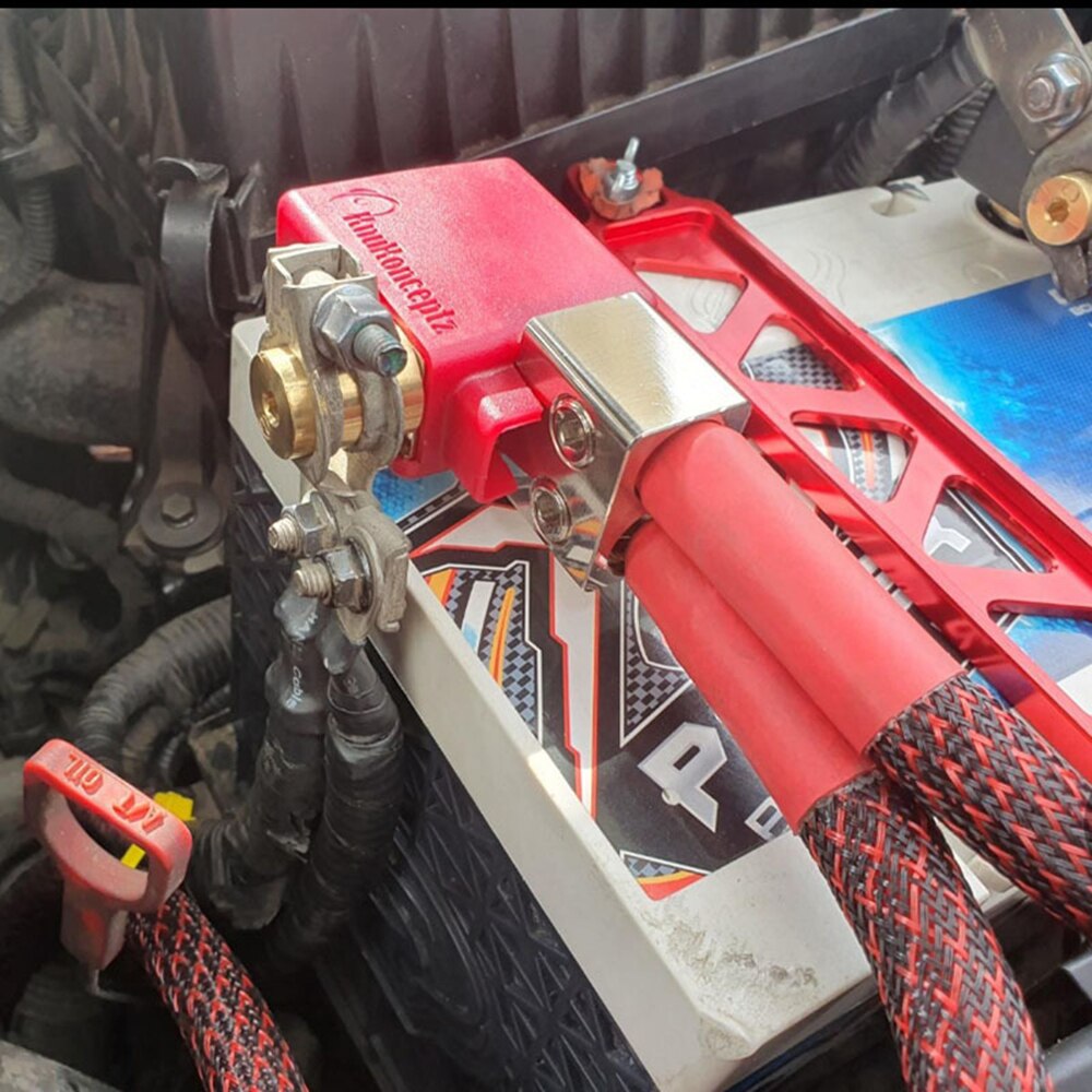 1Pair Dual 1/0 Gauge To 1/0 Gauge Amp Input Reducers 100% Copper Sliver-Plated Car Audio High Power Pure Copper Amplifier