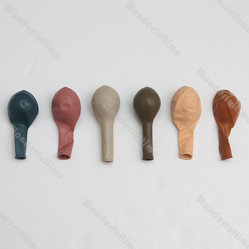 5-18inch Retro Latex Balloons Burnt Orange Wedding Balloon Garland DIY Beige Blush Brown Globos Baby Shower Birthday Party Decor