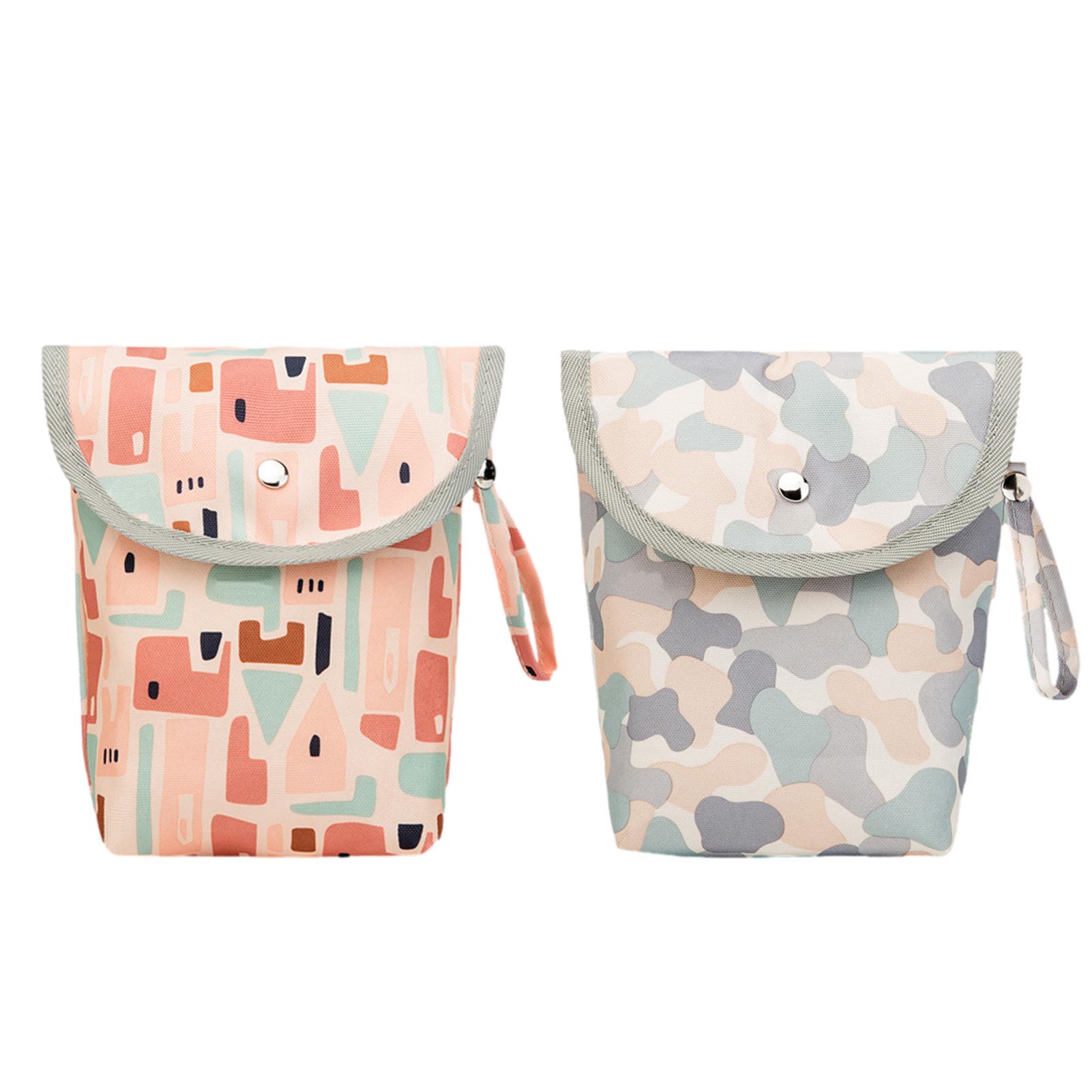 Multifunktionale Baby Windel Tasche Windel Organizer Wiederverwendbare Wasserdicht Drucke Nass/Trocken Tasche Mumie Reise Windel Tasche