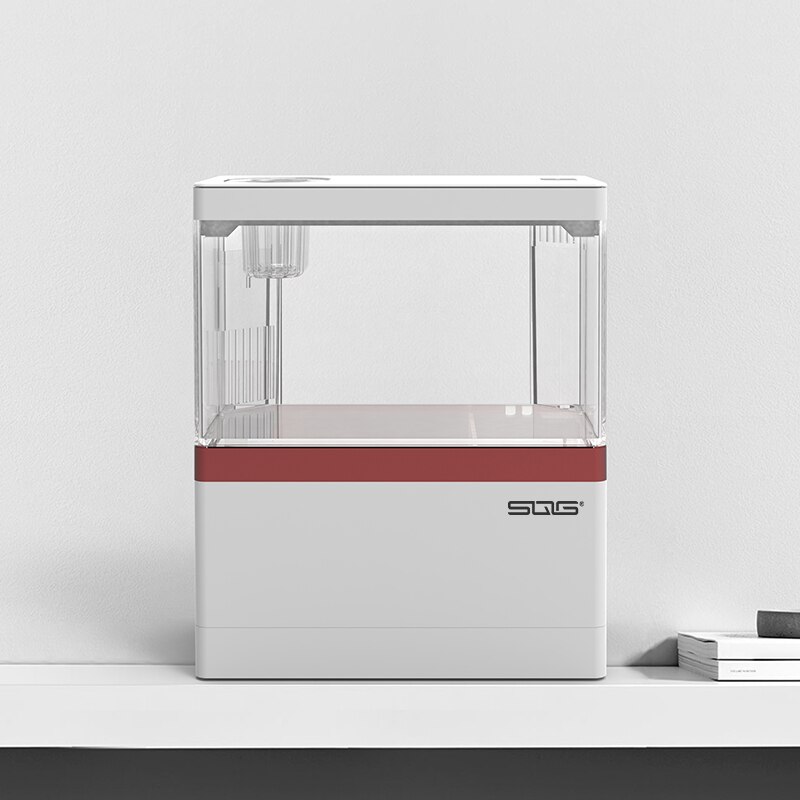 Desktop Landscaping Household Small Ecological Fish Tank Micro Landscape Free Water Change Acrylic Mini Aquarium: Default Title