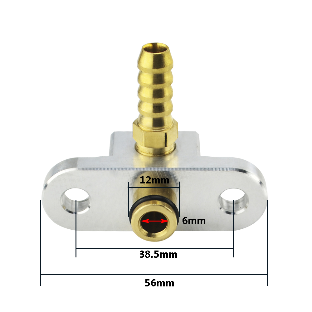 WLR RACING - Fuel Pressure Regulator Fuel Rail Adaptor For Subaru Impreza 00-07 WRX/STi WLR-FRA01