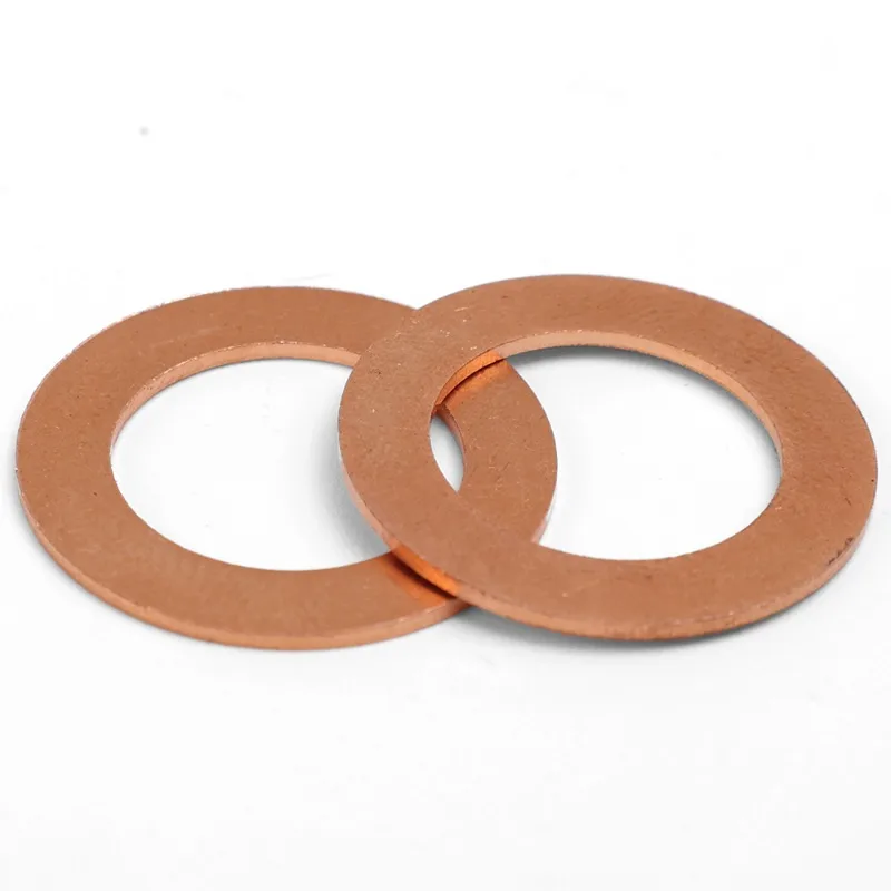 Juntas de sellado del tapón de drenaje de aceite del motor OE # 94109-14000 Tornillo de cárter de aceite de coche Arandela de aluminio/cobre Accesorios reemplazables para Honda