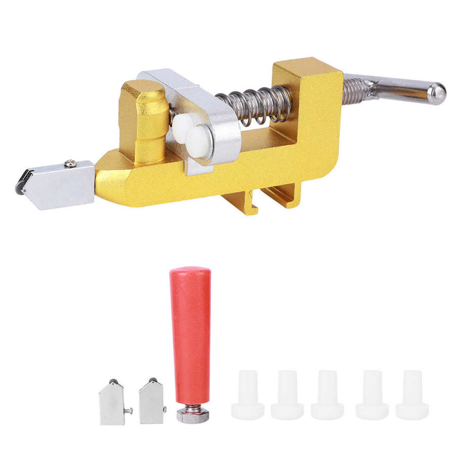 Manual Tile Cutter Breaking Pliers 2 in 1 Portable Aluminum Splitting Tool Ceramic Easy Glide Opener Tool Kit