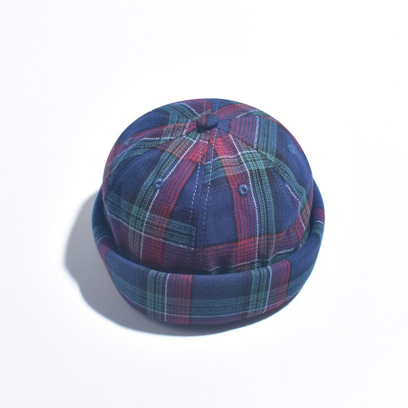 Gorra plegable Retro de marinero para hombre y mujer, gorro de pescador enrollado cálido, ajustable, estilo Hip Hop, novedad de: Navy blue