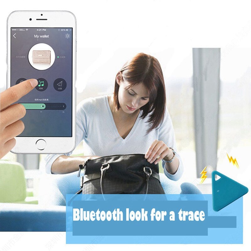Rastreador de llaves ultradelgado para bebés, Mini rastreador inteligente con Bluetooth, rastreador de llaves, billetera para mascotas, localizador GPS, alarma