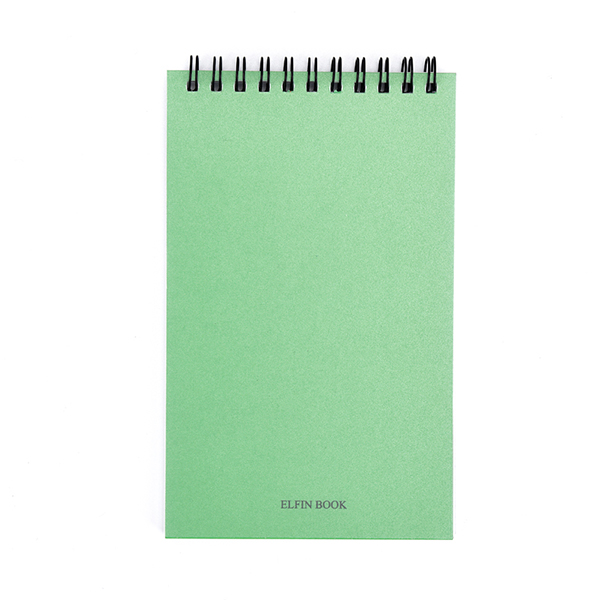 Elfinbook Spiral Mini Smart Reusable Notebook Sketchbook Memo Book Pad Notepad for Drawing Painting like Rocketbook: Light green