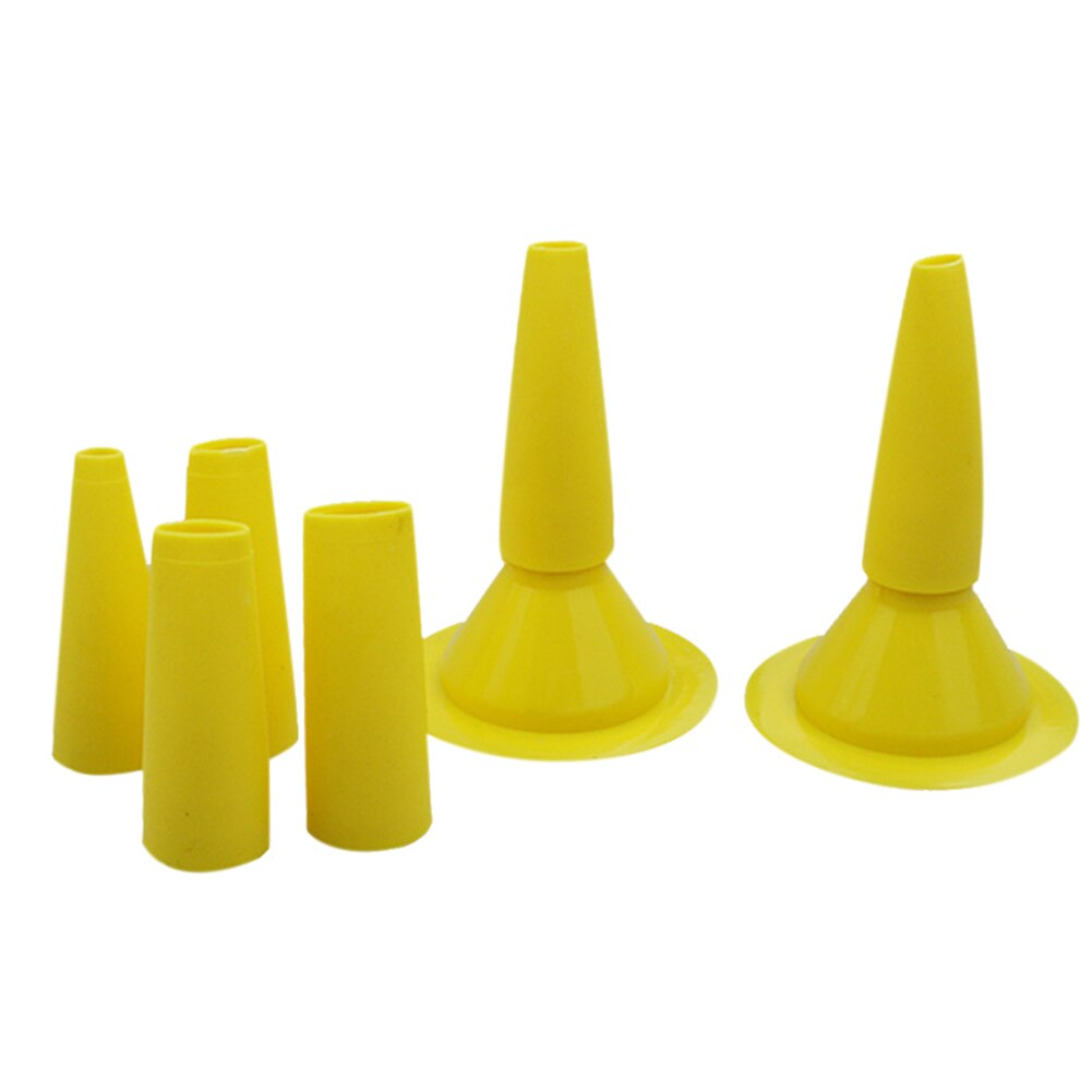 8pcs/set Finishing Multifunction Accessories For Caulking Glass Cement Sealant Tool Home Floor Glue Nozzle Interior Durable