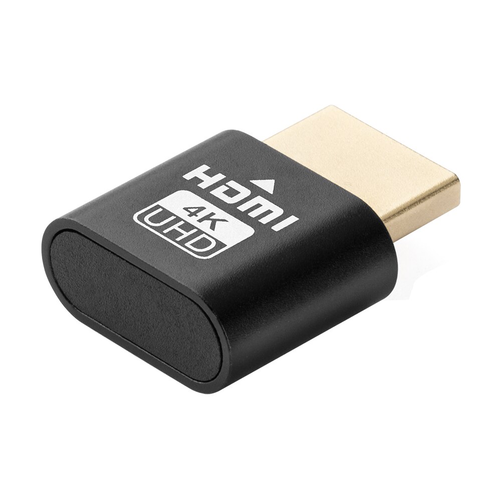 Hdmi virtuell skjerm 4k hdmi ddc edid dummy plug edid display cheat virtuell plugg hdmi dummy emulator adapter for bitcoin mining