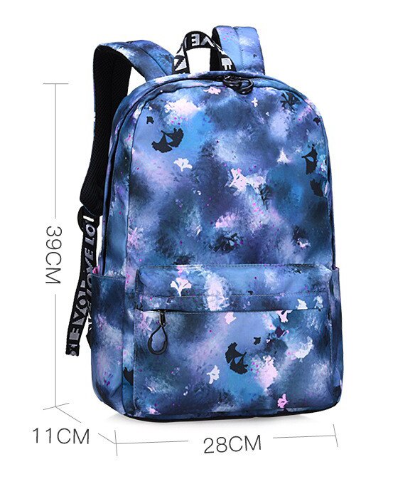 Chuwanglin skolväskor kvinnors ryggsäck unisex skolväskor för tonåringar ryggsäckar ryggsäck resväska mochila escolar  t92005: Liten storlek 3