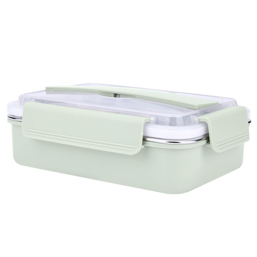 Portable Lunch Box Stainless Steel Bento Box With Tableware Student Sealed Leak-proof Large-capacity Food Container