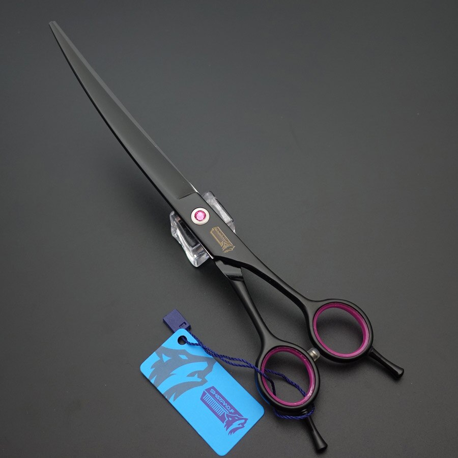 Pet Grooming Scissors set,8"Straight +7.5"Thinning +8" Curved scissors+Grooming Steel Brush Comb sets+kits/case
