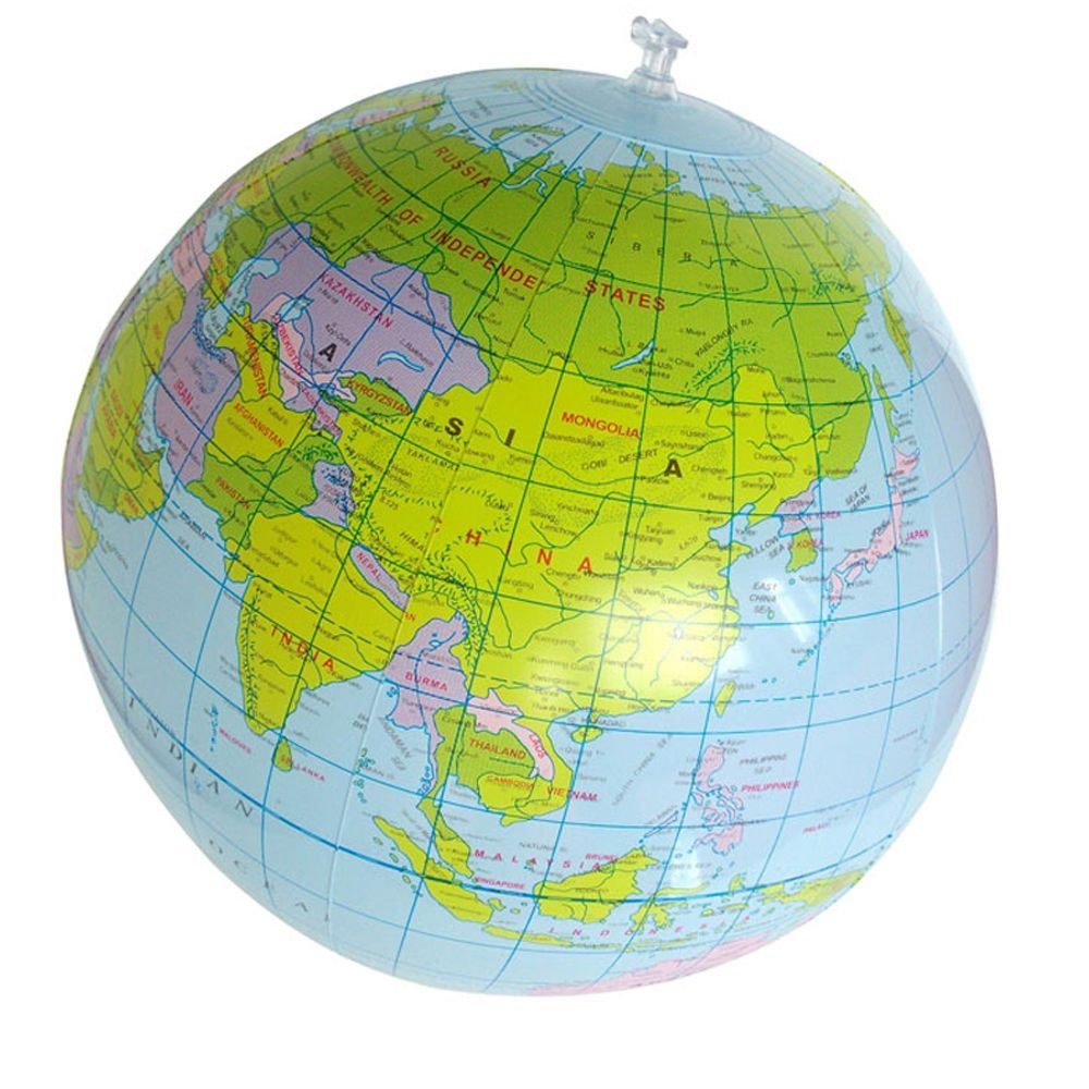 40 Cm Opblaasbare Wereldbol Leren Onderwijs Geografie Speelgoed Pvc Kaart Ballon Strand Bal Kinderen Speelgoed Opblazen Opblaasbare Globe speelgoed