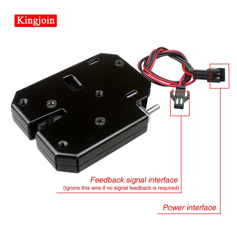 DC-12V electronic lock padlock electromagnetic lock smart cabinet lock mini electric control lock single socket cabinet lock