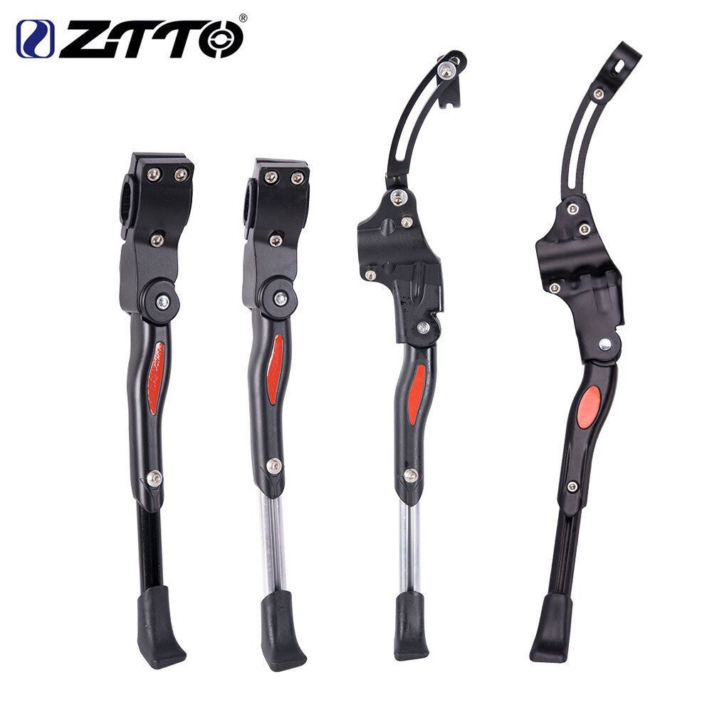 ZTTO MTB Road Bicycle Kick Stand Kickstand Aluminum Adjustable Parking Rack Mountain Bike Support Side Kick Stand Foot