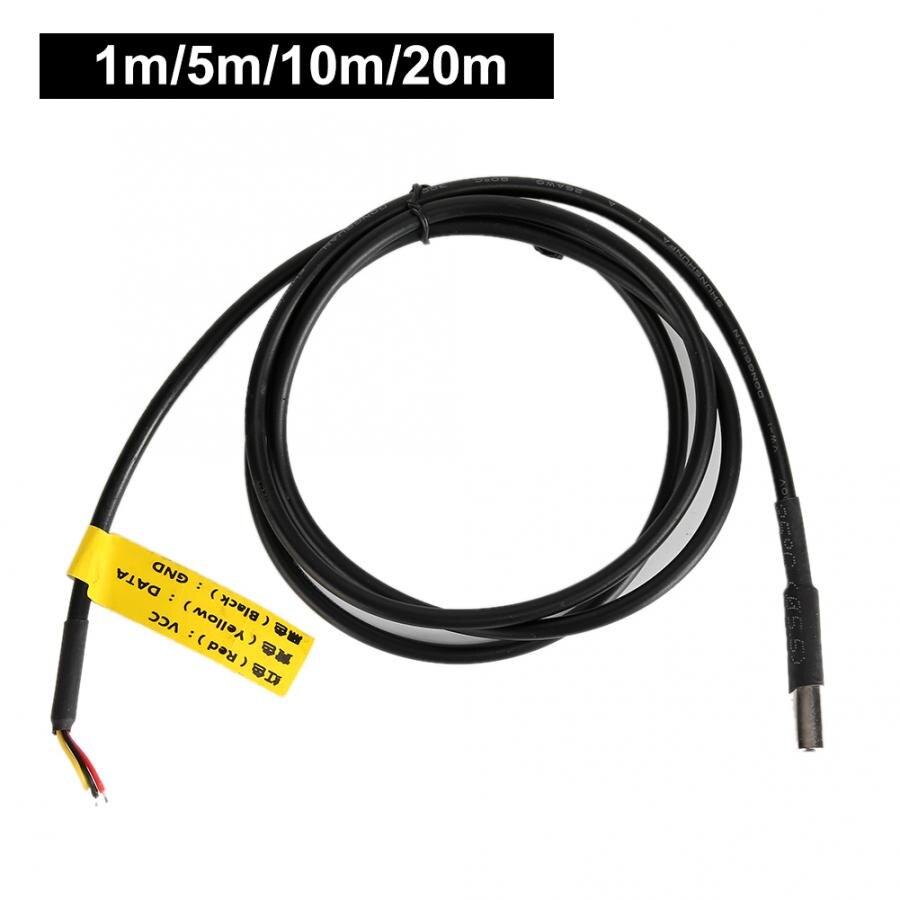 1m 5m 10m 20m DS18B20 high sensitivity and accuracy Stainless Steel Thermal Probe Digital Temperature Sensor Waterproof