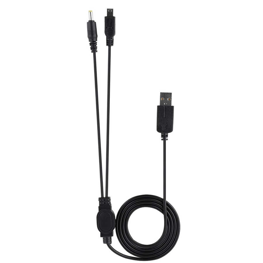 1.0 m Charging Cable Two Devices Durable Time Saving Handle Charger Cable for PSP 1000/2000 Charging