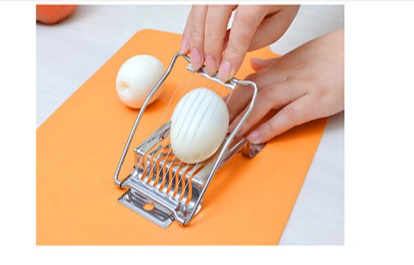 Ægskæringsenhed gør-det-selv-værktøj husholdningstilbehør æg-enhed læder æg rustfrit stål skæremaskine ægudskiller