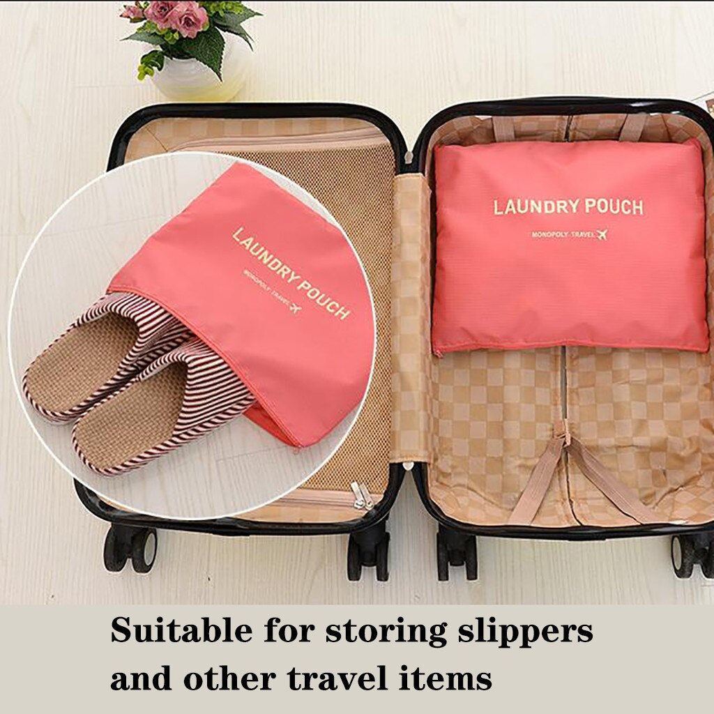6 Stuks Kleding Schoenen Opbergzakken Waterdichte Kleding Ondergoed Schoenen Opbergtas Bagage Tas Reistassen Organizer