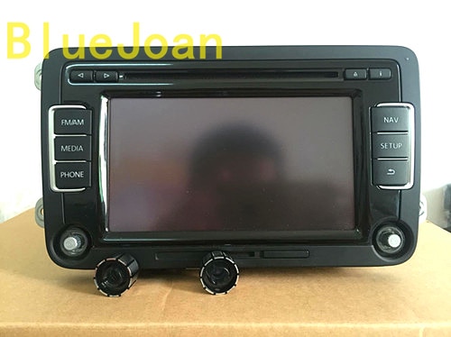 Interruptor de botón de encendido para coche, radio cd, 2 unids/lote, para Plaunpunkt VW RCD510 RCD310 RNS315,