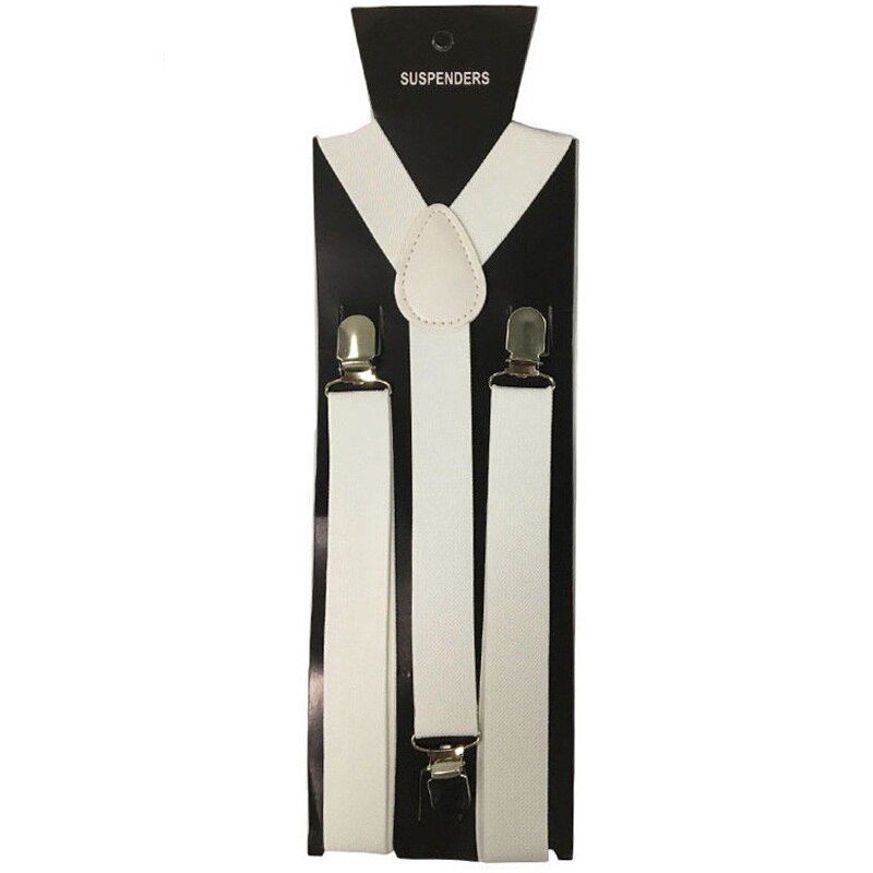 Adjustable Men Women Unisex Clip-on Suspenders Elastic Y-Shape Adults Pants Braces Straps Costume Accessories Supplies: 10