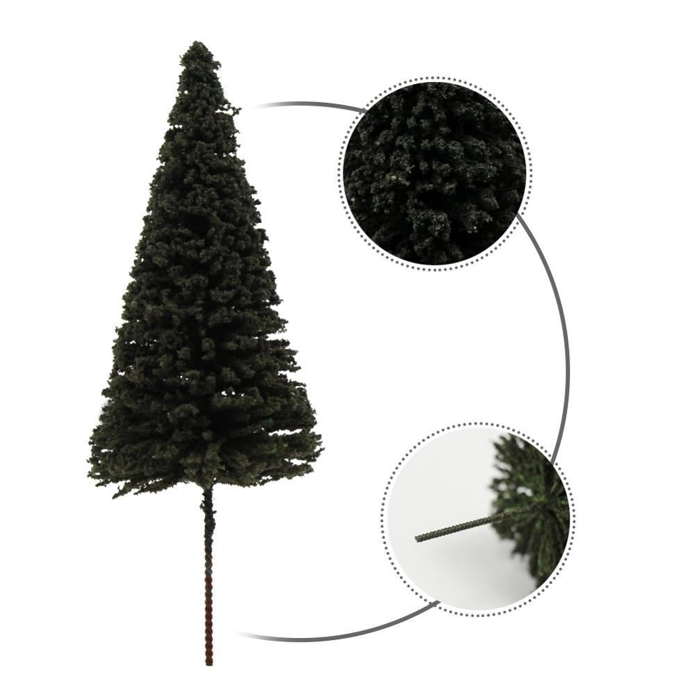 20pcs Model Pine Trees Train Trees Cedar Railroad Scenery Layout OO HO TT N Scale S0404