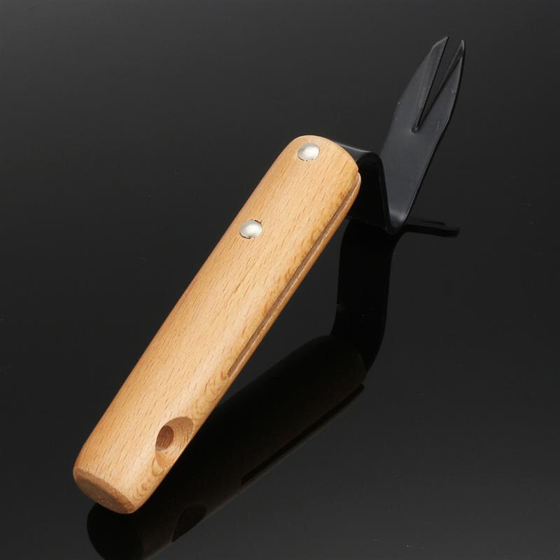 GYTB fourche tête main désherbeur extracteur Patio en acier au carbone bois poignée jardin enlever les mauvaises herbes pelle jardin cour coupe outils