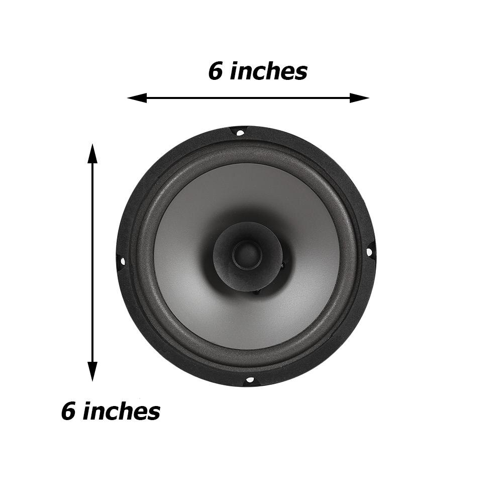 TS-601 6 inch 500W Car Speaker Durable Stereo Surround Sound High Sensitivity Vehicle Indoor Audio Music Stereo Speaker Black: C