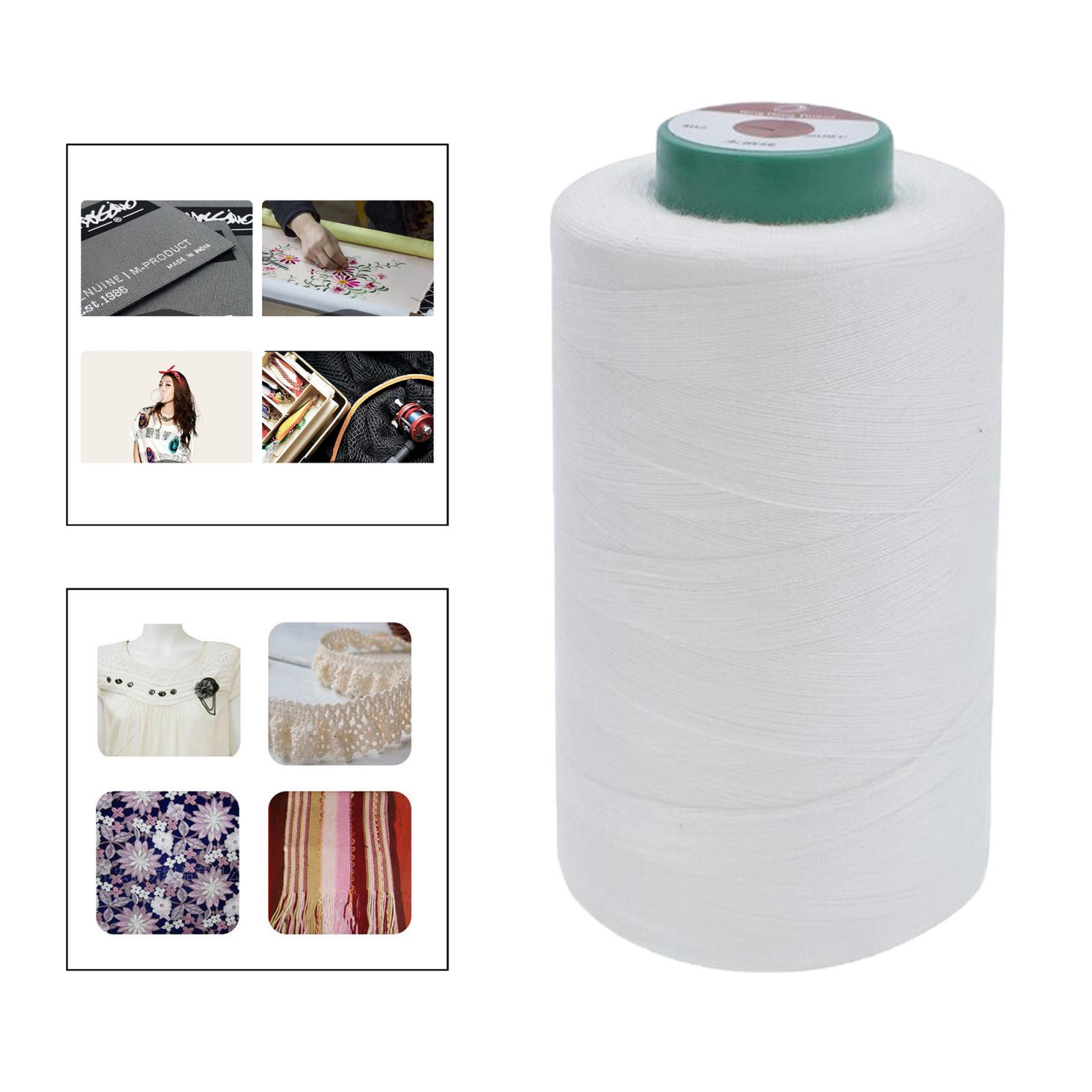 3000m/1000m Water-Soluble Sewing Thread 402/20S/40S Cross Stitch Floss PVA Embroidery Dissolved Yarn Clothes Craft Supplies